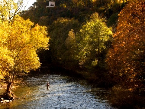 Unterhalb der Bazillenbr&uuml;cke im Oktober 2007